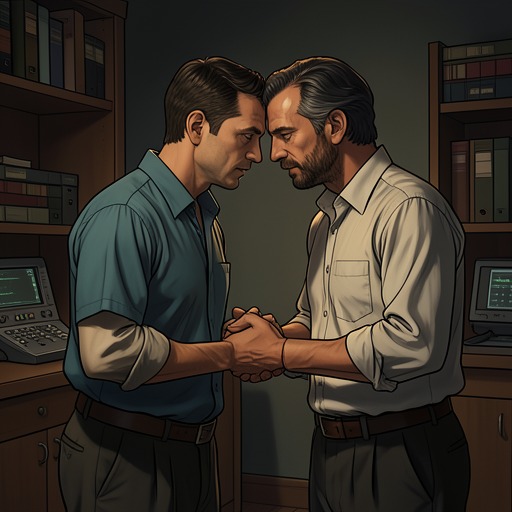 The Fake Couple Under Pressure from "Lost and Found". Repeated tests of the couple’s invented history increase the risk of exposure but also create the shared habits that make their connection feel real.
