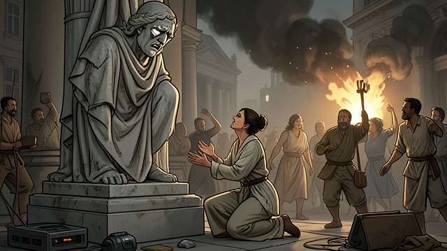 A Plea to Stone from "Rock Falls, Everyone Dies". A Plea to Stone Asking for an Excuse Rihito speaks to Jade Statue and asks for a reason not to go home.