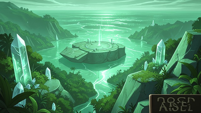 Jade World from "Rock Falls, Everyone Dies". Jade World