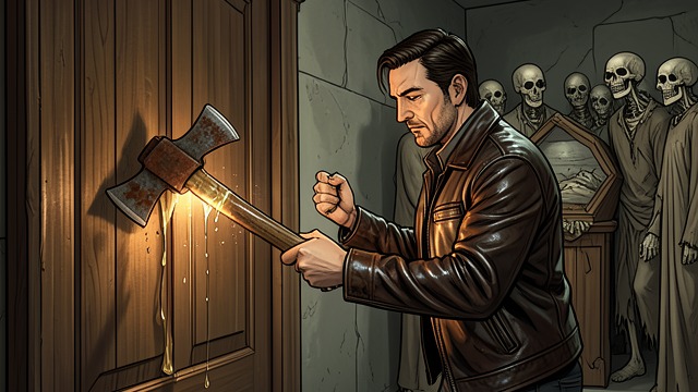 The Root Cellar Discovery from "'Salem's Lot: A Novel". The Root Cellar Discovery Ben and Mark move the Welsh dresser and find the locked door concealing Barlow’s root cellar.