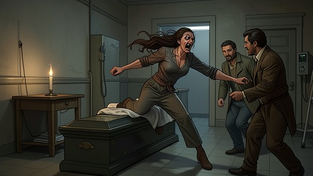 Marjorie’s Return from "'Salem's Lot: A Novel". Marjorie’s Return Marjorie Glick rises at Green’s Mortuary and attacks Ben and Jimmy after death has already consumed her family.