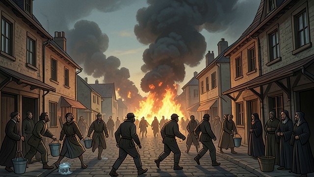 The Burned Town from "'Salem's Lot: A Novel". The Burned Town Ben and Mark ignite Jerusalem’s Lot in an attempt to expose and destroy the vampires’ shelters.