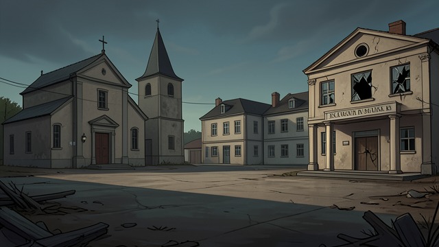 The Institutional Remains from "'Salem's Lot: A Novel". The Institutional Remains Schools, municipal offices, stores, and churches continue to stand after the people who used them are gone.