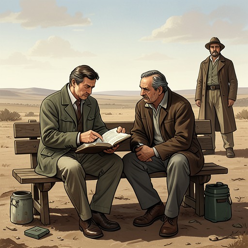 Matthew Burke and Ben Mears from "'Salem's Lot: A Novel". This flow traces how Ben and Matt move from wary acquaintances to the intellectual and emotional core of the resistance.