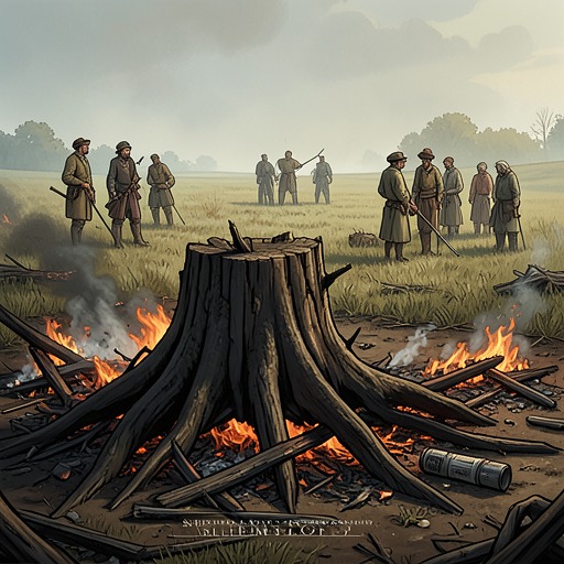 The 1951 Fire as Failed Purification from "'Salem's Lot: A Novel". This flow traces the earlier town fire as both remembered disaster and foreshadowing of Ben’s later attempt to burn the infected settlement.