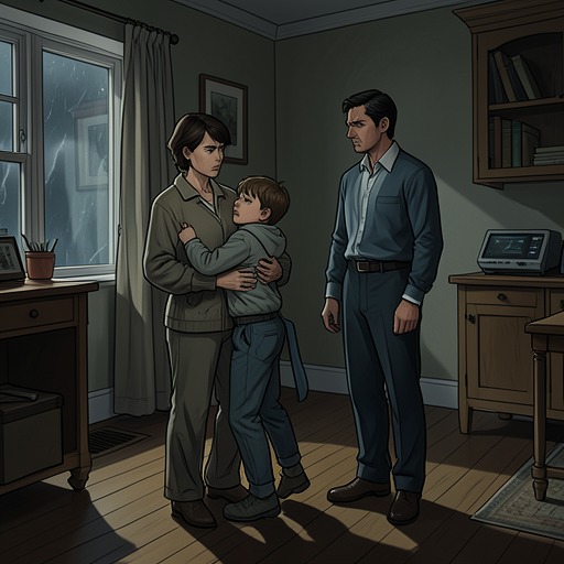 The Town’s Broken Families from "'Salem's Lot: A Novel". This flow traces how parental love, marriage, abuse, and household control are distorted by the vampire invasion.