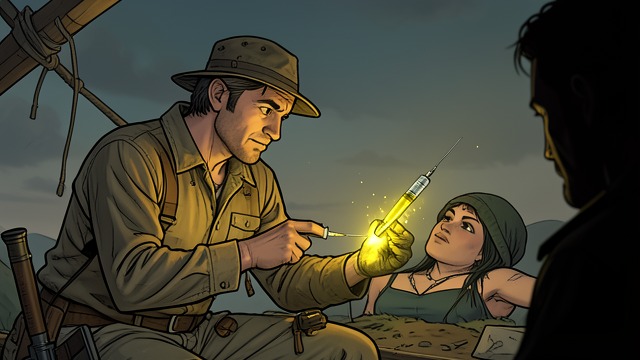 Yellow Wolfsbane Injection from "Broken Rejected Mate". Yellow Wolfsbane Injection Magic turned into poison The hunter uses a syringe containing rare yellow wolfsbane to incapacitate Sierra.