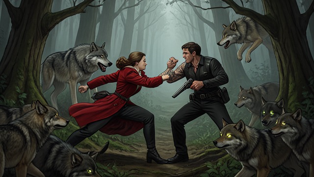 First Pack Attack from "Broken Rejected Mate". First Pack Attack Hunters enter the woods A tattooed pair confronts Sierra and the newly allied wolves.