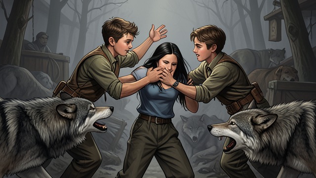 Defense of Sierra from "Broken Rejected Mate". Defense of Sierra Instinct over doctrine Anthony and Andrew protect Sierra from hostile wolves at school.