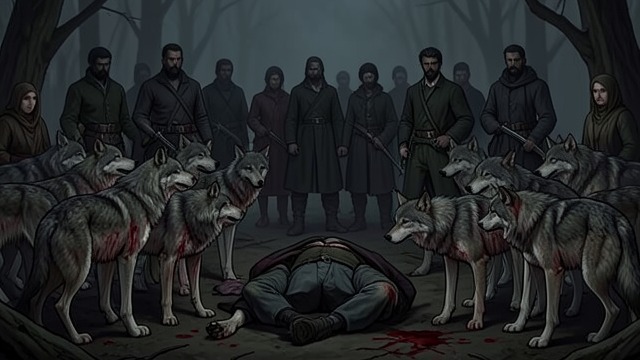 The First Massacre from "Broken Rejected Mate". The First Massacre Collective rage The Dysomnias discover that Karl caused Lyra’s death and retaliate by slaughtering hundreds of Werewolves.