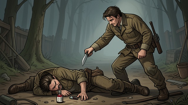 Mercy and Consequence from "Broken Rejected Mate". Mercy and Consequence A failed reprieve Alan defeats the hunter but chooses not to kill him.