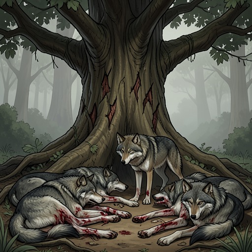 The Origin of Dysomnia Persecution from "Broken Rejected Mate". This flow traces the historical wound that transformed revered guardians into hunted enemies.