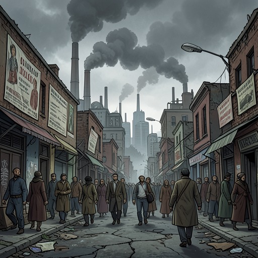 Urban Decline and Reinvention from "The Short and Tragic Life of Robert Peace". This flow traces the changing economic and political landscape around Robert DeShaun Peace’s life.