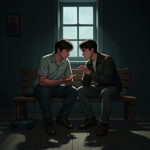Rob and Oswaldo from "The Short and Tragic Life of Robert Peace". This flow traces the most intellectually candid friendship in the book from mutual recognition to painful separation.