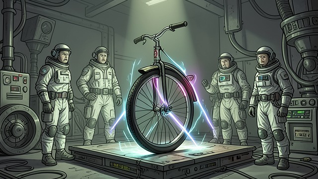 The Unicycle Weapon from "Gate Crashers". The Unicycle Weapon Repurposed Infrastructure The Unicycle was designed to beam power and particles to cooperative ships, not to destroy hidden warships.