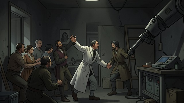 The Cult Obstruction from "Gate Crashers". The Cult Obstruction Seized Communications Dr. Kiefer’s cult incapacitates Eugene before he can coordinate the defense.