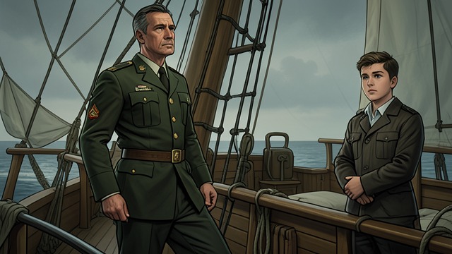 The New Assignment from "Gate Crashers". The New Assignment Separation Threatened Harris is selected to command the marine detachment aboard Bucephalus.