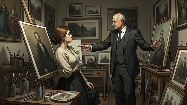 The Affair Begins from "I'm Still Here- What didn't kill me made me stronger and sharper". The Affair Begins Art becomes an opening Robert Walters approaches Janae through her artwork, offering attention, art opportunities, and affection.