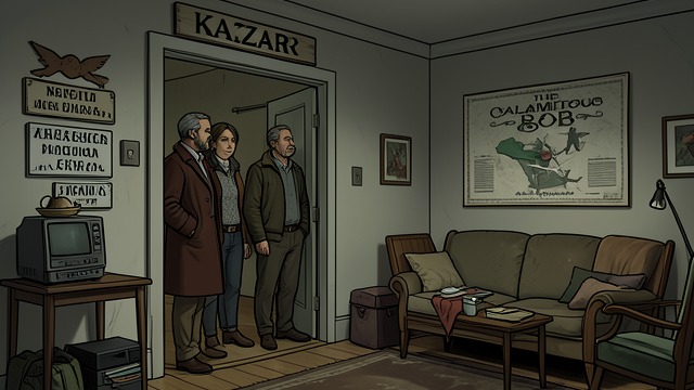 The Chosen Household from "The Calamitous Bob". The Chosen Household Viviane Saint-Lys, Marruk, Arthur, and Solfis settle into a rented house outside Kazar.