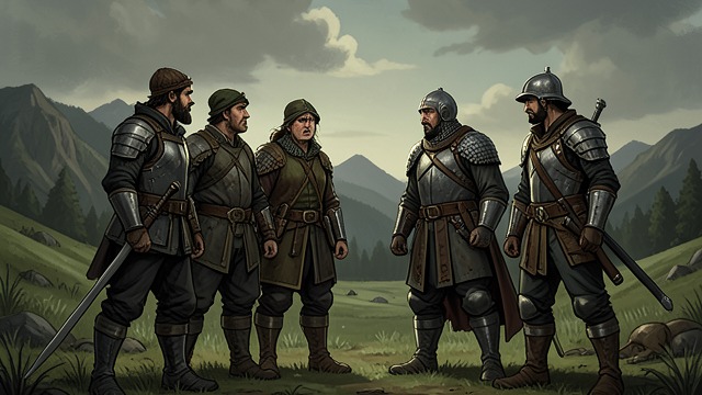 The No Leave Behind Oath from "The Calamitous Bob". The No Leave Behind Oath Cernit and the surviving knights apologize after Viviane Saint-Lys nearly dies during their retreat.