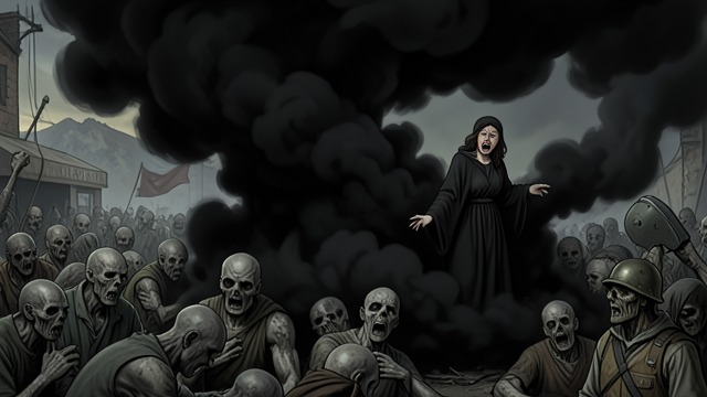 Blight from "The Calamitous Bob". Blight Viviane Saint-Lys combines Pierce, Overwhelm, and Spread into Blight, a cloud that annihilates the undead mass surrounding the survivors.