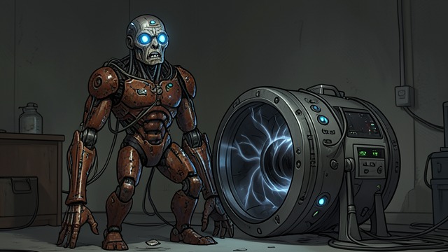 A Machine’s Request from "The Calamitous Bob". A Machine’s Request Solfis asks Viviane Saint-Lys not to abandon him to a dying power core.