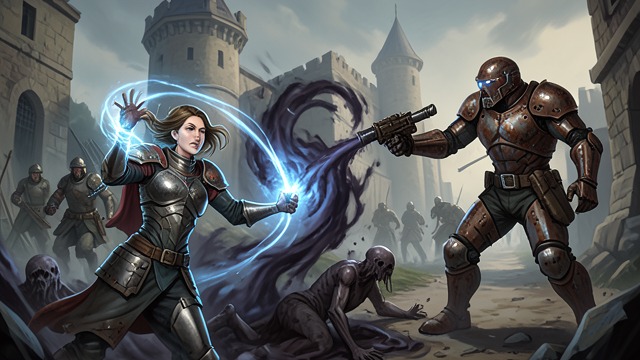 The Counterattack from "The Calamitous Bob". The Counterattack Viviane Saint-Lys casts True Mass Yoink and Blight, destroying the undead around the surviving soldiers.