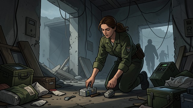 The Water Search from "The Calamitous Bob". The Water Search Viviane Saint-Lys maps the dead city while dehydration and magical contamination steadily narrow her options.