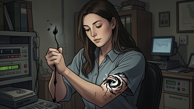 Destruction Without Evil from "The Calamitous Bob". Destruction Without Evil Viviane Saint-Lys distinguishes Black mana from moral evil while treating Jor’s wound.
