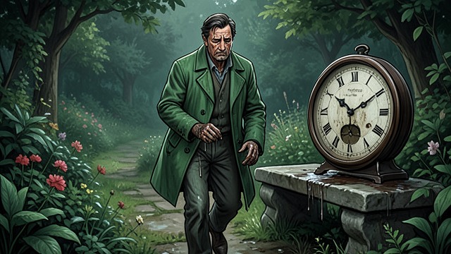 The Garden Memory from "The Calamitous Bob". The Garden Memory Solfis recalls Irlefen, the engineer who created him and kept a famous garden in the capital.