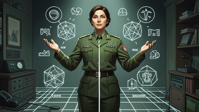 Skill As Identity from "The Calamitous Bob". Skill As Identity The Interface translates Viviane Saint-Lys’s education, military training, and habits into Skills and Paths.
