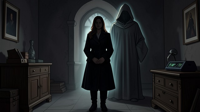The Occulted Identity from "The Calamitous Bob". The Occulted Identity Investigator Tars cannot fully inspect Viviane Saint-Lys or Solfis.