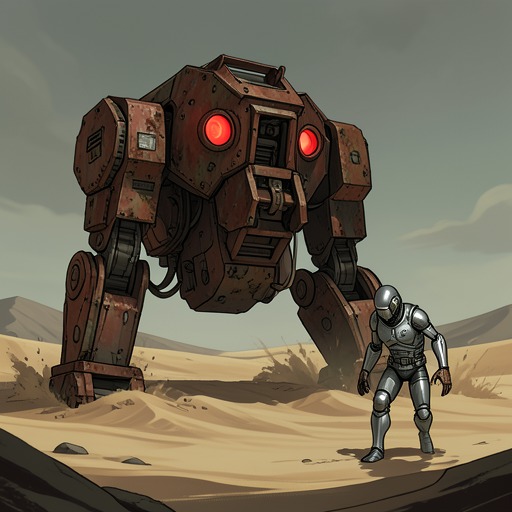 Solfis And The Imperial Past from "The Calamitous Bob". This flow follows Solfis’s struggle between inherited imperial directives and the personal reality of a world that no longer contains the empire he served.