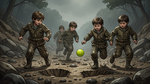 Training Without Comfort from "Kevin the Star Striker". Training Without Comfort Larry’s Difficult Method Larry replaces ordinary play with mud, stones, holes, and the tennis ball, forcing the players to learn…