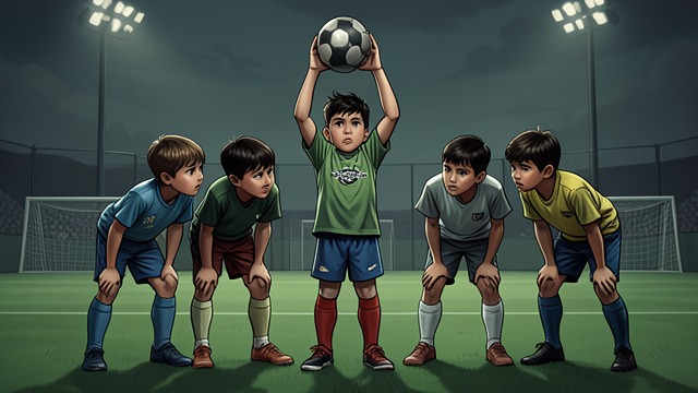 A Shared Challenge from "Kevin the Star Striker". A Shared Challenge Threat Unifies The occupation of the soccer field gives the children a single opponent and a common deadline.