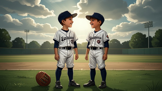 The Open Horizon from "Kevin the Star Striker". The Open Horizon Friendship Repaired Kevin and Roger celebrate together rather than competing for status.