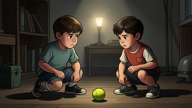 A Team Divided from "Kevin the Star Striker". A Team Divided Errors Multiply The tennis ball exposes poor touches and makes the children blame one another.