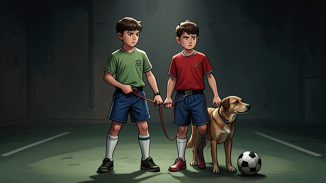 The Unwanted Companion from "Kevin the Star Striker". The Unwanted Companion A Family Obligation Kevin and Tyler must take Sox to practice before their father will release the soccer ball.