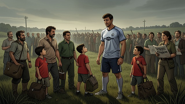 The Return of the Exiles from "Kevin the Star Striker". The Return of the Exiles Help Arrives Roger brings Larry, while Josh follows the larger rescue effort and later appears with Sox.