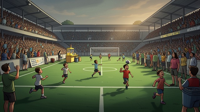 The Field of Imagination from "Kevin the Star Striker". The Field of Imagination A Daily Destination The soccer field represents freedom, friendship, and the promise of entire days organized around play.
