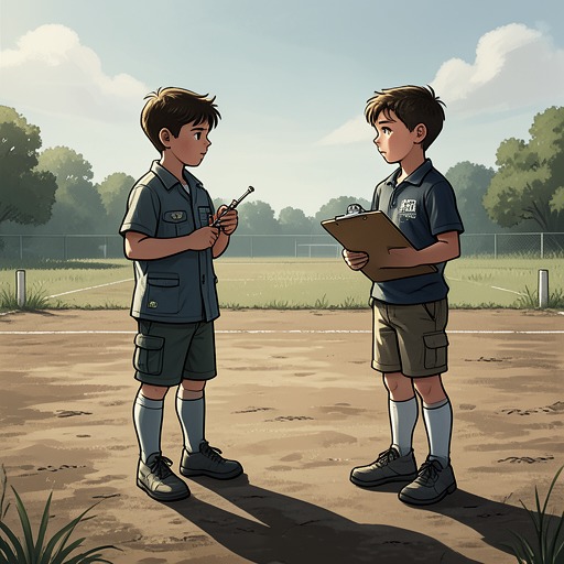 The Rules of Power from "Kevin the Star Striker". This flow examines how formal match conditions shift power from intimidation toward shared accountability.