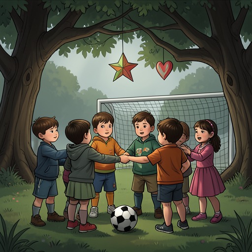 A League of Different Lives from "Kevin the Star Striker". This flow traces how the team’s diversity becomes a source of resilience rather than a barrier to unity.