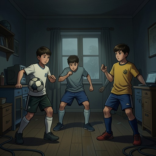 The Wild Bunch Becomes a Team from "Kevin the Star Striker". This flow traces how scattered neighborhood players become a disciplined team through adversity, training, and mutual reliance.
