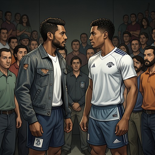 The Match as Moral Test from "Kevin the Star Striker". This flow presents the final game as a test of character in which tactical success depends on moral growth.