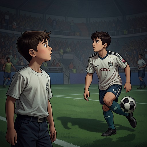 Tyler’s Steadying Influence from "Kevin the Star Striker". This flow traces Tyler’s role as Kevin’s irritating brother, tactical conscience, and persistent source of hope.