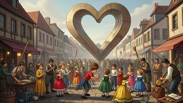 Community Renewal from "It Must Be Love: A Mustang Prairie Romance". A Town Recommits Shared Project Mustang Prairie turns resources and volunteer labor toward children’s costumes.