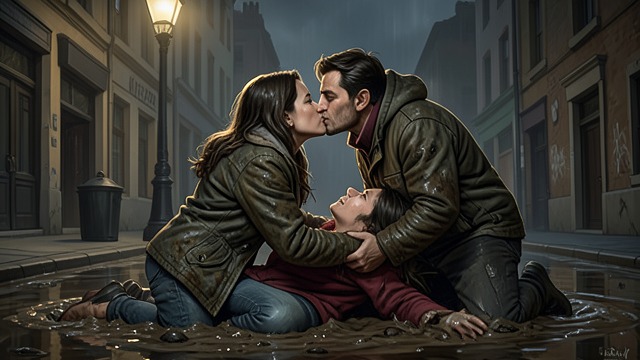 Physical Beginning from "It Must Be Love: A Mustang Prairie Romance". First Contact Attraction Jack Thorpe’s rescue of Trixie Beaumont turns protective concern into their first kiss.
