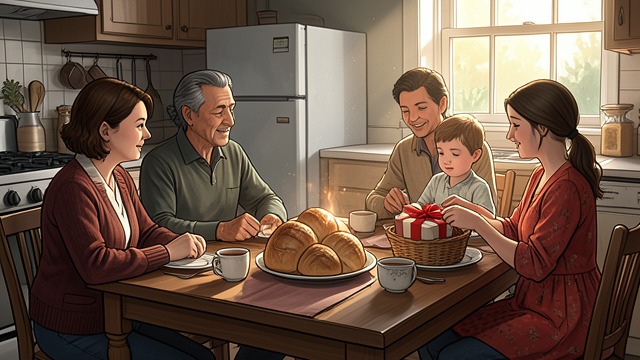 Holiday Belonging from "It Must Be Love: A Mustang Prairie Romance". Learning Traditions Shared Rituals Jonquil Spring participates in baking, family meals, parties, and Christmas exchanges.