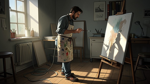 Jack’s Artistic Return from "It Must Be Love: A Mustang Prairie Romance". Painting Again Recovery Jack Thorpe returns to painting after a long creative block.
