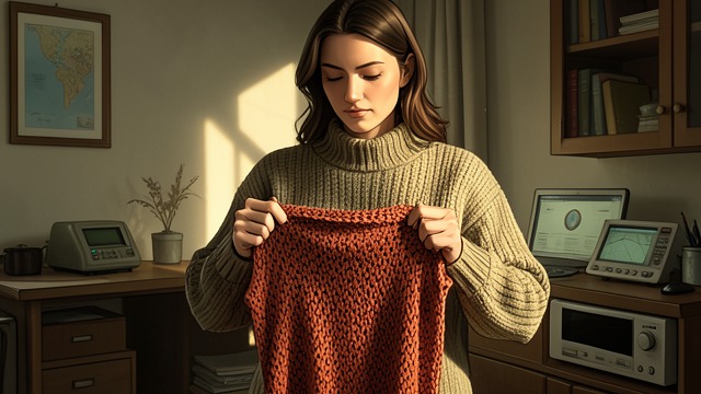 First Shrug from "It Must Be Love: A Mustang Prairie Romance". A Small Achievement Handmade Pride Abby Thorpe completes a knitted shrug with Trixie Beaumont’s help.